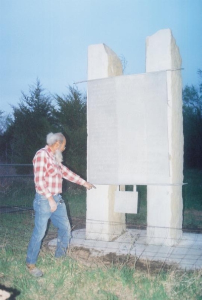 Jack Davis and his monument to Exodusters