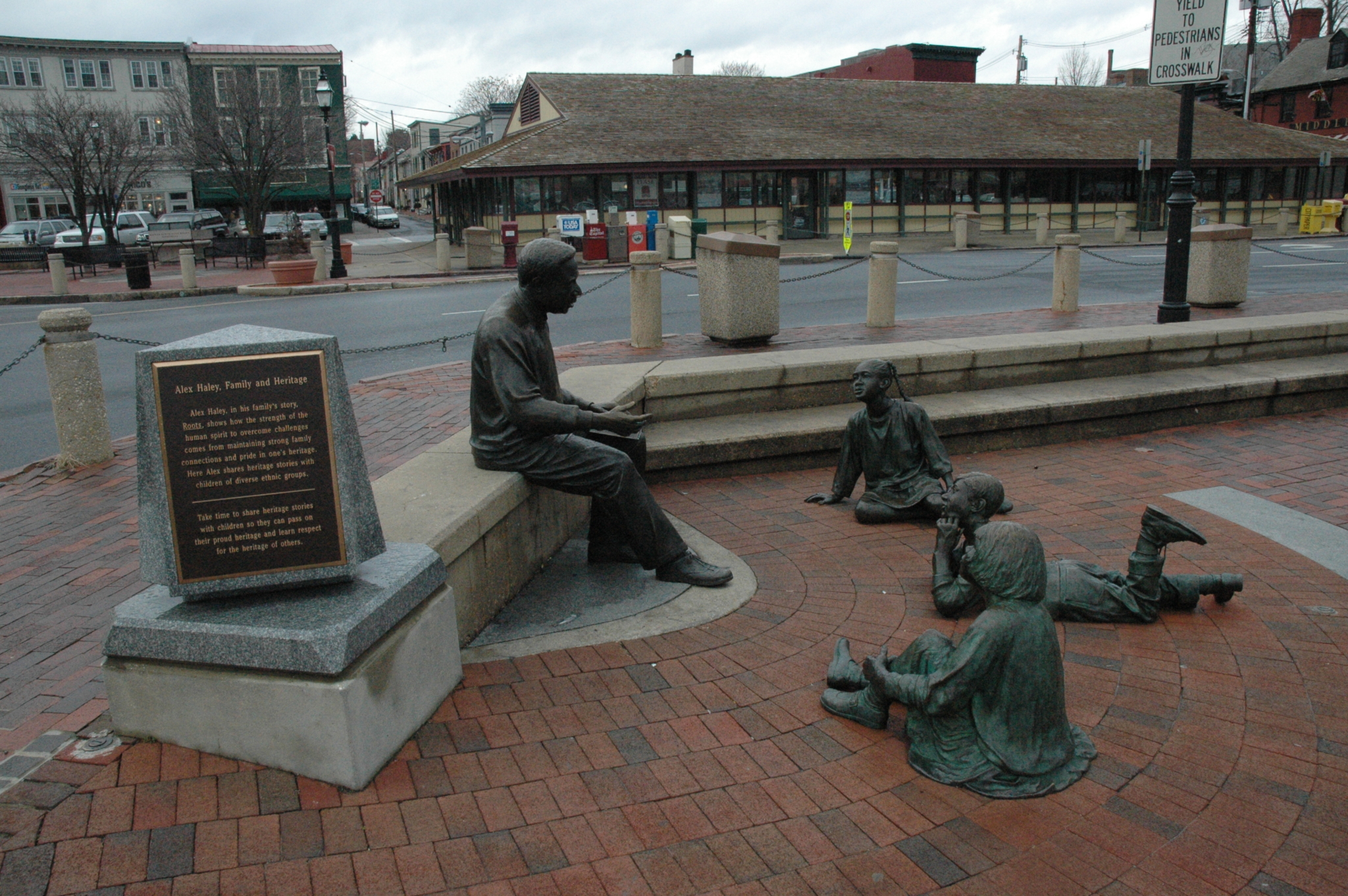 Kunta Kinte Memorial for Alex Haley in Annapolis, Maryland